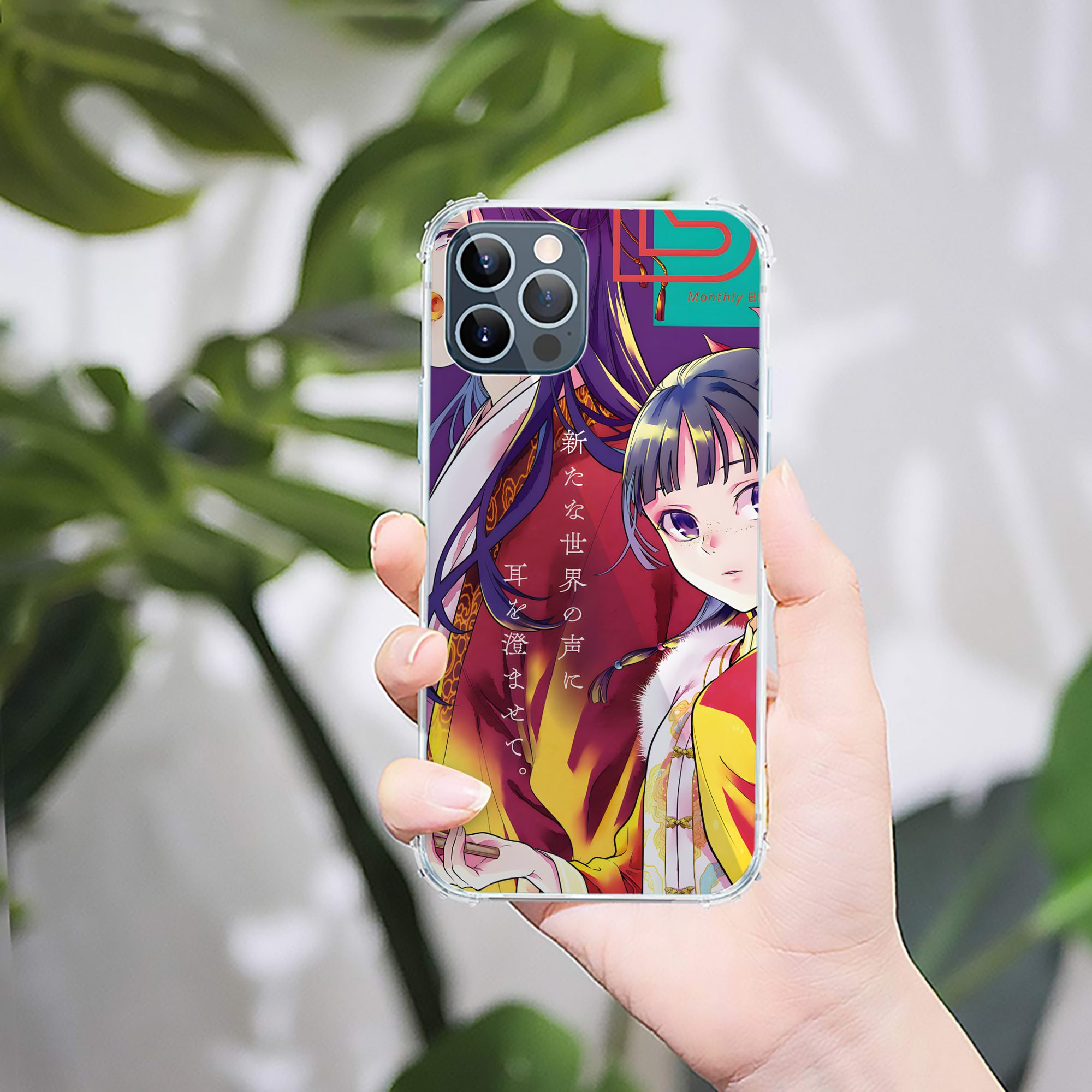 （画像用） 薬屋のひとりごと The Apothecary Diaries 【iPhone 12シリーズ対応】透明スマホケース（クリアソフトケース）
